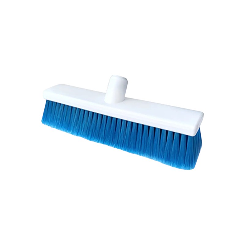 Vrachtwagenborstel met waterafvoer - Bloemig PBT - Blauw - 30 cm
